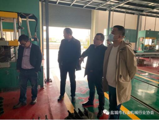 吳忠儀表楊占富總經理一行來江蘇鹽城考察調研 吳忠儀表楊占富總經理一行來江蘇鹽城考察調研