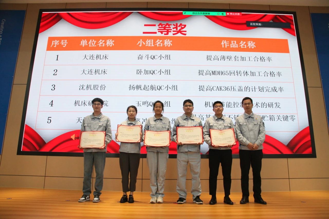 大連研究院玉鳴QC小組作品榮獲二等獎 大連研究院玉鳴QC小組作品榮獲二等獎